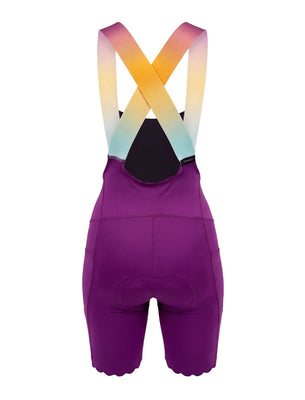 SHREDLY Women's SHREDLY x Marley Blonsky : Biker Bib : Ice Cream Ombre