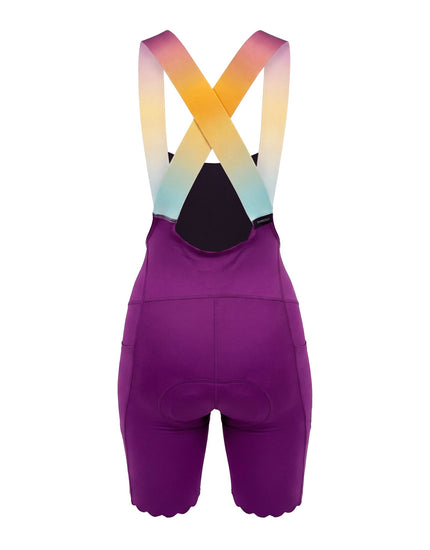 SHREDLY Women's SHREDLY x Marley Blonsky : Biker Bib : Ice Cream Ombre