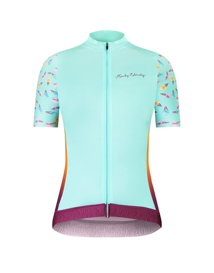 SHREDLY Women's SHREDLY x Marley Blonsky : Short Sleeve Cadence Jersey : Ice Cream Ombre