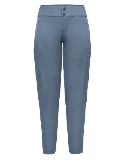 SHREDLY Women's Vented - All Time - Zipper Snap Mid - Rise Pant : Azul