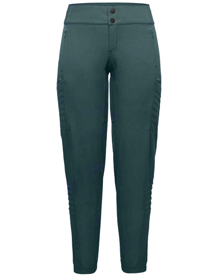 SHREDLY Women's Vented - All Time - Zipper Snap Mid - Rise Pant : Deep Sea Green