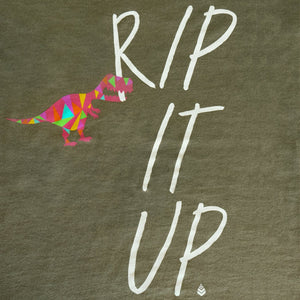 SHREDLY - Rip It Up Tee : Military Green - image
