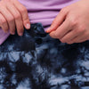 SHREDLY - All Time 11" - Zipper Snap Mid-Rise Short : Graphite Tie Dye - image