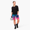 SHREDLY - All Time 11" - Zipper Snap Mid-Rise Short : Rainbow Ombre - image