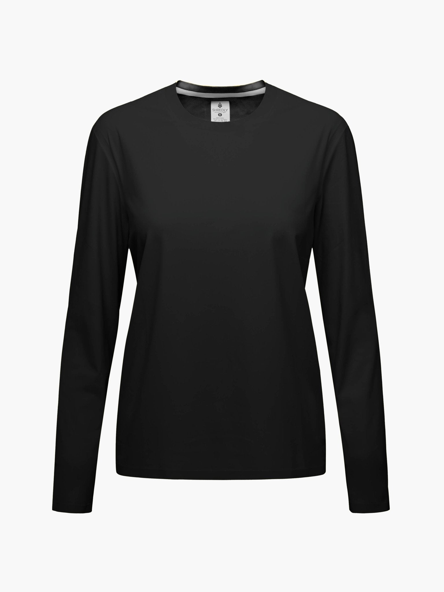 売れ筋商品|||スビ Tシャツ レディース トップス BLESSINGS  - Long sleeved top - black Buy Black Relaxed Fit Boxy 100% Cotton Slouch Shoulder T