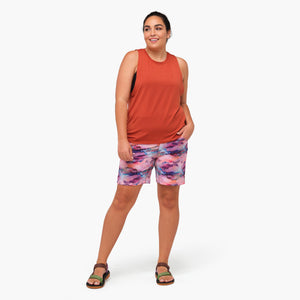 SHREDLY - Limitless 7" - Stretch Waistband High-Rise Short : Watercolor - image