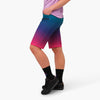 SHREDLY - Limitless 14" - Stretch Waistband High-Rise Short : Rainbow Ombre - image