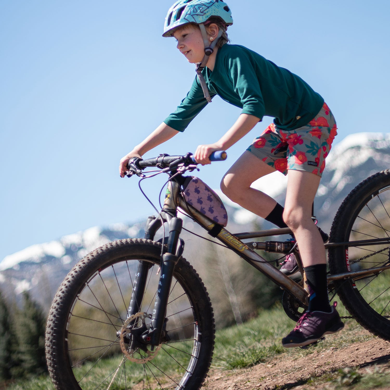 shredly women's mtb shorts