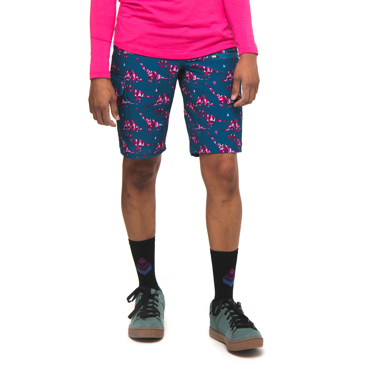 Shredly dinosaur shop shorts