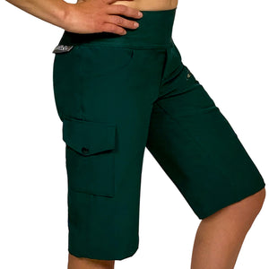 SHREDLY - Limitless 14" - Stretch Waistband High-Rise Short : Pine - image