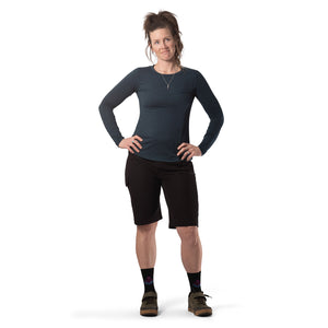 SHREDLY - Limitless 11" - Stretch Waistband High-Rise Short : Noir - image