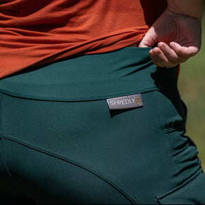 SHREDLY - Limitless 11" - Stretch Waistband High-Rise Short : Pine - image