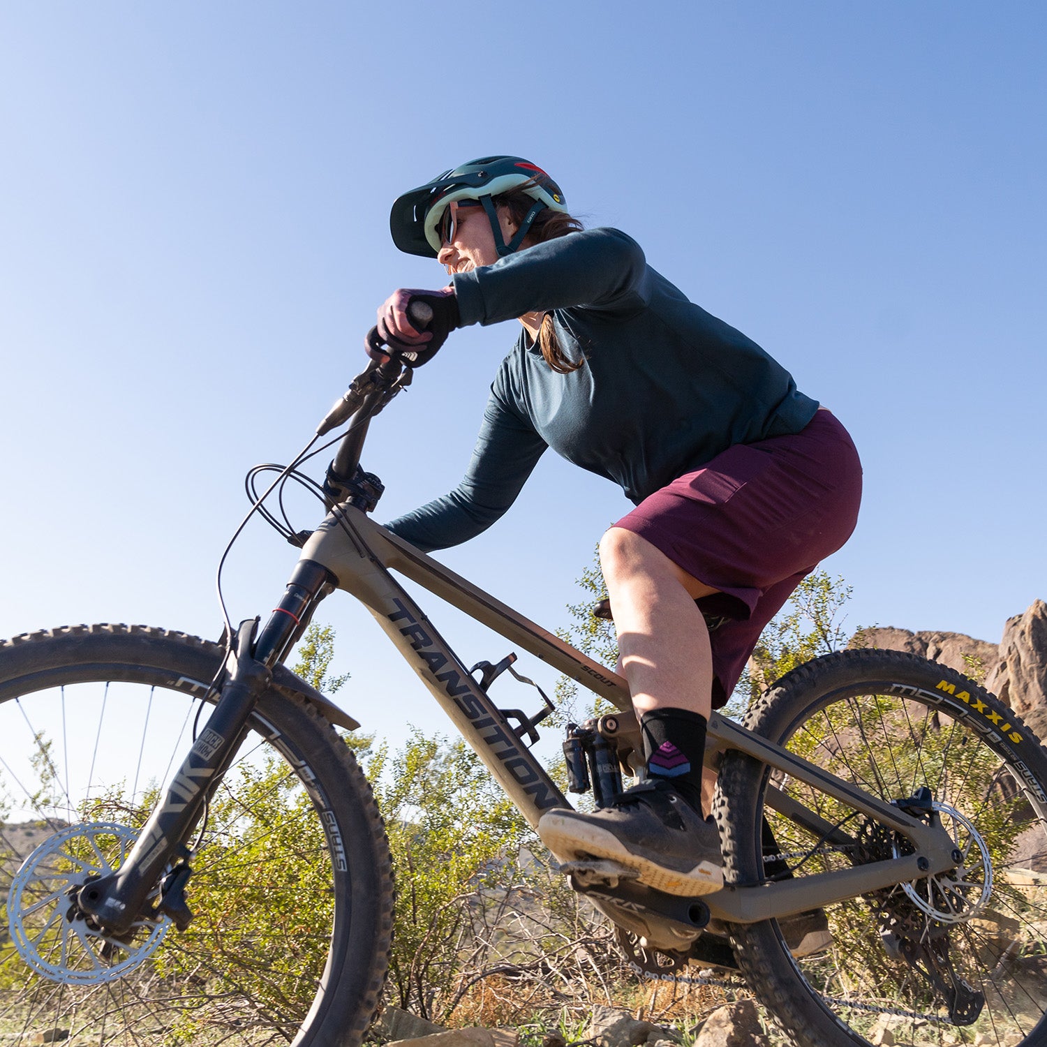 shredly women's mtb shorts