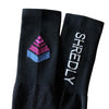SHREDLY - Sock 6 : Black/Logo - image
